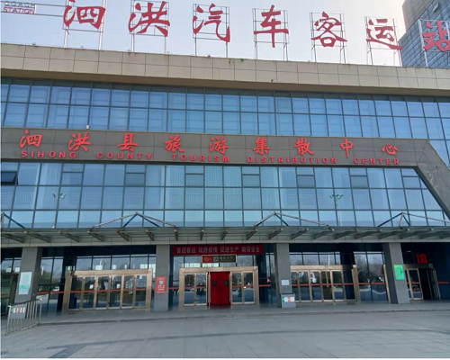 宿迁市泗洪瑶沟医院（健康码测温人脸识别摆闸）(图1)